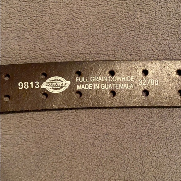 Dickies genuine cowhide leather belt 32” brown - Picture 2 of 5